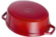 STAUB 40509-876-0 ovaalne malmpott - punane 8 ltr цена и информация | Potid ja kiirkeedupotid | kaup24.ee