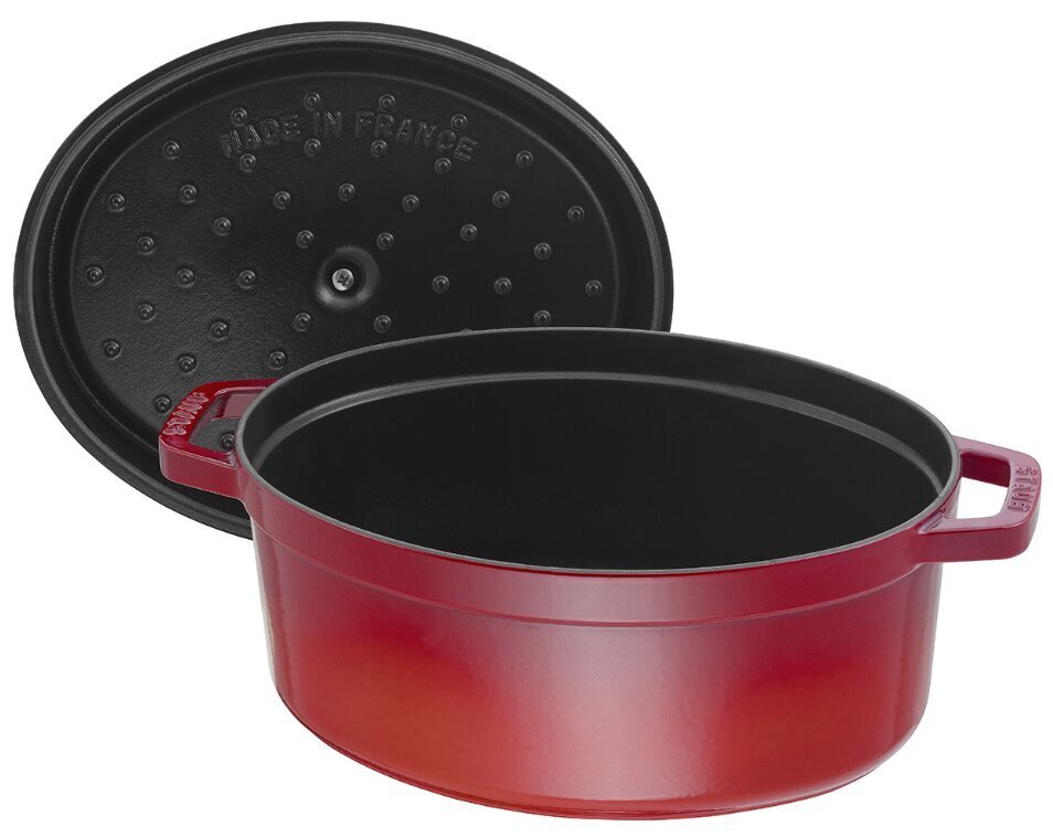 STAUB 40509-876-0 ovaalne malmpott - punane 8 ltr цена и информация | Potid ja kiirkeedupotid | kaup24.ee