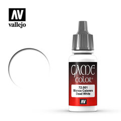 Dead White 18 ml Game Color VALLEJO 72001 цена и информация | Коллекционные модели автомобилей | kaup24.ee