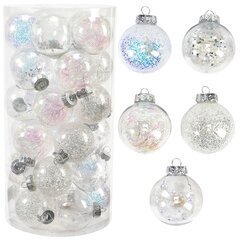 Jõulupuu baubles 30 tk SYSD1688-058 цена и информация | Ёлочные игрушки | kaup24.ee