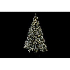 Новогодняя ёлка DKD Home Decor PVC LED снежный (125 x 125 x 210 cm) цена и информация | Искусственные елки | kaup24.ee