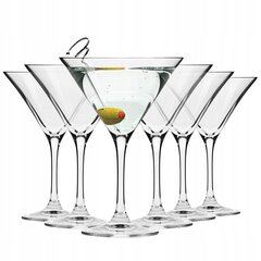Avant-Garde KROSNO martini klaasid 6 tk 240 ml jookide ja kokteilide jaoks hind ja info | Klaasid, tassid ja kannud | kaup24.ee