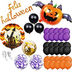 Halloweeni kaunistused Springos HA5217 52 elementi hind ja info | Peokaunistused | kaup24.ee