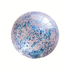 '1 tk Ultra Clear Glitter rannapall, suurem ja ümaram kuju, ohutu ja lekkekindel klapp, saadaval 30 cm x 30 cm ja 40 cm x 40 cm kahes stiilis, rannatarbed, basseinipeo tarvikud' hind ja info | Peokaunistused | kaup24.ee