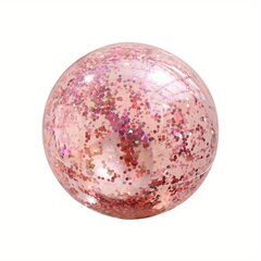 '1 tk Ultra Clear Glitter rannapall, suurem ja ümaram kuju, ohutu ja lekkekindel klapp, saadaval 30 cm x 30 cm ja 40 cm x 40 cm kahes stiilis, rannatarbed, basseinipeo tarvikud' hind ja info | Peokaunistused | kaup24.ee