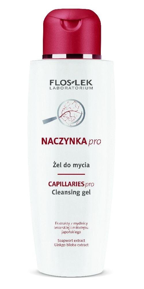 Puhastav näogeel tundlikule nahale Floslek Capillaries Pro 200 ml цена и информация | Näopuhastusvahendid | kaup24.ee