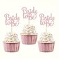 'Pakis 12 tk, Bride To Be Cupcake katted, Rose Golden Glitter Wedding CupCake Pealis, Bachelorette CupCake Pealis, Pruudi Shower CupCake Pealis, Pruudi Shower Cake Pealis, Tassikoogi sisekujundus' hind ja info | Peokaunistused | kaup24.ee