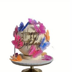 '1 tk Happy Birthday Cake Topper.' hind ja info | Peokaunistused | kaup24.ee