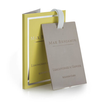 Ароматическая карточка Max Benjamin Lemongrass & Ginger цена и информация | Ароматы для дома | kaup24.ee
