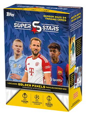 Футбольные карточки Topps UEFA Superstars Season 2023/2024 Blaster Box, 8 x 8 шт. цена и информация | Коллекционные карточки | kaup24.ee