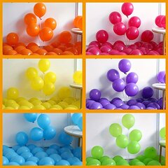 'Rainbow Foil 146 Piece Tropical Hawaii Balloon Garland Arch Kit – erkroosa ja oranž vikerkaarefooliumist peoõhupallid looduslikust kummist' hind ja info | Peokaunistused | kaup24.ee