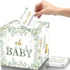 'Baby Wish Cards Party Favor Set – kinkekarbi loosimängukomplekt vanusele 14+ | Ideaalne beebiõhtute ja sünnipäevapidude jaoks' hind ja info | Peokaunistused | kaup24.ee