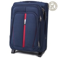 Маленький чемодан  Wings Buzzard S, синий, 2 колесика цена и информация | Чемоданы, дорожные сумки | kaup24.ee
