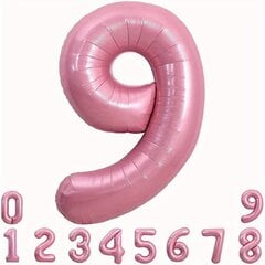 '101,6 cm Macaron Pink suur heleroosa numbriga õhupall 0-9 numbriga heeliumfooliumist õhupall 1 keerduv õhupalli lint 1 õlg, mis sobib sünnipäevapeoks lõpetamise aastapäeva toakaunistusega lihavõttepühade kingitus' hind ja info | Peokaunistused | kaup24.ee