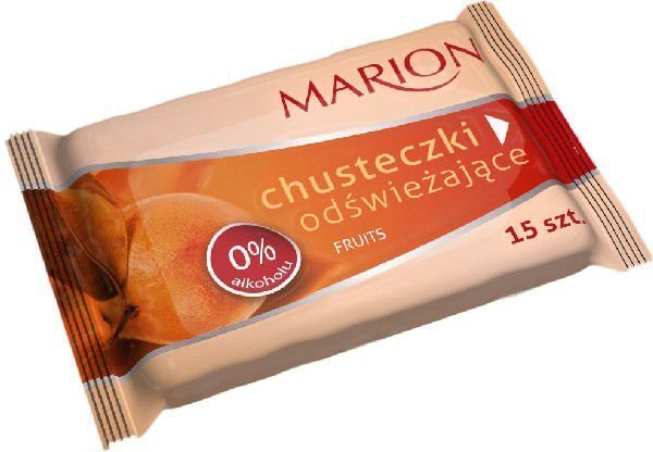 Niisutavad salvrätikud näole Marion Fruits 15 tk hind ja info | Näopuhastusvahendid | kaup24.ee