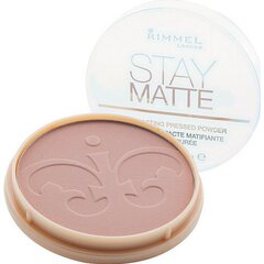 Kompaktpuuder Rimmel Stay Matte 008 Cashmere 14 g hind ja info | Jumestuskreemid, puudrid | kaup24.ee