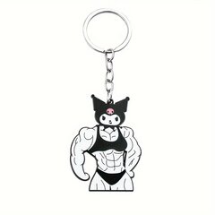 'Kawaii võtmehoidja Hello Kitty Kuromi Anime Muscle Naljakas metallist seljakott ripats mänguasja kingitus' hind ja info | Peokaunistused | kaup24.ee