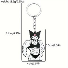 'Kawaii võtmehoidja Hello Kitty Kuromi Anime Muscle Naljakas metallist seljakott ripats mänguasja kingitus' hind ja info | Peokaunistused | kaup24.ee