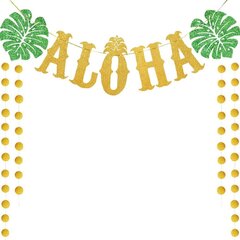 'Hawaii peo fotorekvisiidid Hawaii sünnipäevakaunistused Tõmba lipp ALOHA Summer Pull Flag Bänner Pull Tape' hind ja info | Peokaunistused | kaup24.ee