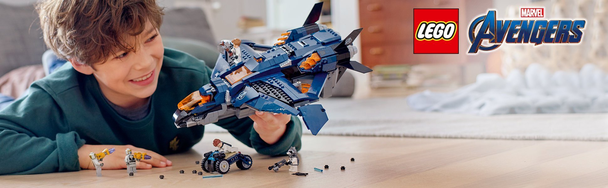 76126 LEGO® Super Heroes Avengersi võimas reaktiivlennuk Quinjet hind ja info | Klotsid ja konstruktorid | kaup24.ee