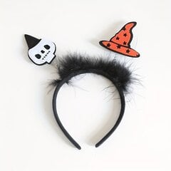 '1 tk Pumpkin Ghost Halloween Feather Hair Bow Hot Party Head kaar pühadekaunistuseks Juuste aksessuaarid' hind ja info | Karnevali kostüümid | kaup24.ee