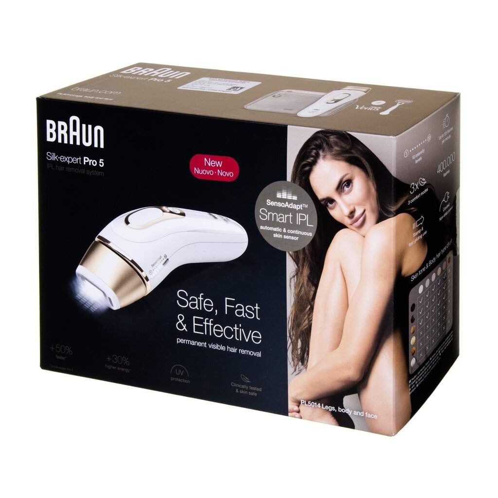 Braun Silk-Expert IPL PL5014 hind ja info | Epilaatorid, raseerijad | kaup24.ee