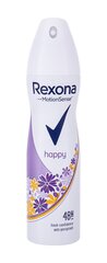 Higistamisvastane spreideodorant Rexona Motion Sense Happy Morning naistele 150 ml hind ja info | Deodorandid | kaup24.ee