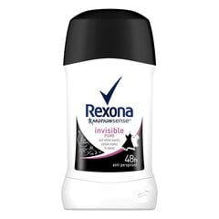 Pulkdeodorant - antiperspirant Rexona Motion Sense Invisible Pure naistele 40 ml hind ja info | Deodorandid | kaup24.ee