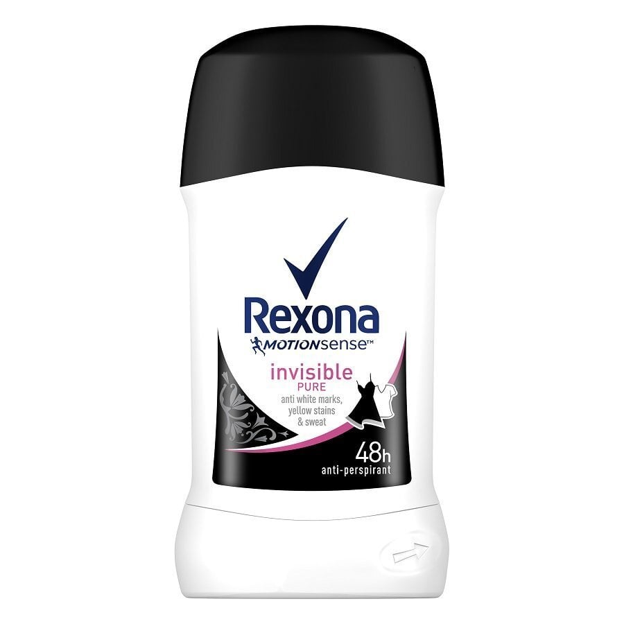 Pulkdeodorant - antiperspirant Rexona Motion Sense Invisible Pure naistele 40 ml цена и информация | Deodorandid | kaup24.ee