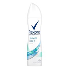 Спрей-дезодорант - антиперспирант Rexona Motion Sense Shower Clean для женщин 150 мл цена и информация | Дезодоранты | kaup24.ee