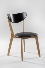 2-tooli komplekt Veneto, pruun/must kaina ir informacija | Стулья для кухни и столовой | kaup24.ee