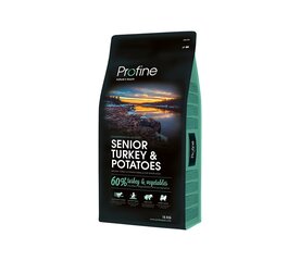 Profine Dog Senior Turkey & Potatoes сухой корм для пожилых собак, 15 кг цена и информация | Сухой корм для собак | kaup24.ee