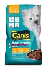 Canis Minor kuivtoit koerale kanaga, 2, 2kg x 7 tk hind ja info | Kuivtoit koertele | kaup24.ee