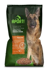 Aport Dry Dog Food с птицей 10 кг цена и информация | Сухой корм для собак | kaup24.ee