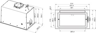 Whirlpool WCT364FLBX hind ja info | Õhupuhastid | kaup24.ee