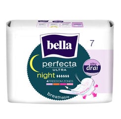 Hügieenisidemed Night Bella Perfecta, 12 x 7 tk hind ja info | Tampoonid, hügieenisidemed, menstruaalanumad | kaup24.ee