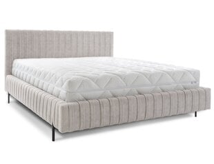 Кровать Eltap Plissa, 140x200 см, песочный/черный цена и информация | Кровати | kaup24.ee