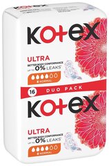 Hügieenisidemed Tavaline Kotex, 8 x 16 tk hind ja info | Tampoonid, hügieenisidemed, menstruaalanumad | kaup24.ee