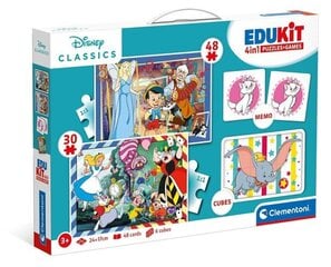 Mängukomplekt Clementoni Edukit 4in1 Disney Classic 18290 hind ja info | Arendavad mänguasjad | kaup24.ee