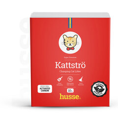 Husse Kattströ Red, 10 л | Наполнитель для кошачьего туалета из серой бентонитовой глины цена и информация | Наполнители для кошачьих туалетов | kaup24.ee