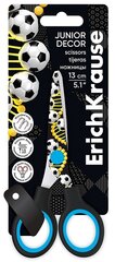 Ножницы ErichKrause Sport DNA, 13см, декорированное лезвие цена и информация | Канцелярские товары | kaup24.ee