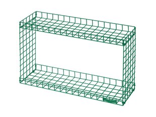 Riiul Loft24 Rack, roheline hind ja info | Riiulid | kaup24.ee