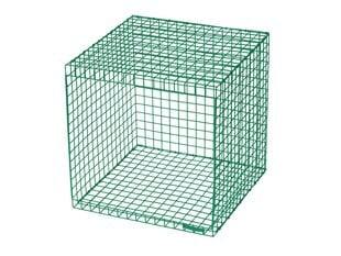 Kohvilaud Loft24 Wire Cubic, roheline hind ja info | Diivanilauad | kaup24.ee