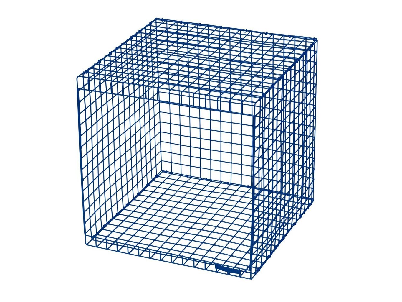 Kohvilaud Loft24 Wire Cubic, sinine цена и информация | Diivanilauad | kaup24.ee