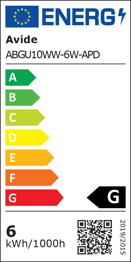 LED pirn Avide 6W GU10 3K Hämardatav цена и информация | Lambipirnid, lambid | kaup24.ee