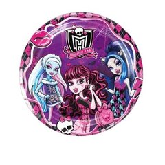 Одноразовые тарелки Monster High, 23 см, 10 шт. цена и информация | Праздничная одноразовая посуда | kaup24.ee