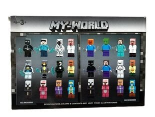 Figuriinid konstruktoritele My World Minecraft, 12 tk. hind ja info | Poiste mänguasjad | kaup24.ee