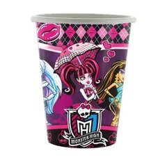 Одноразовые кружки Monster High, 10 шт. цена и информация | Праздничная одноразовая посуда | kaup24.ee