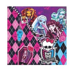 Одноразовые бумажные салфетки Monster High, 20 шт. цена и информация | Праздничная одноразовая посуда | kaup24.ee