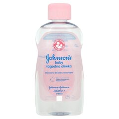 Niisutav kehaõli oliiviekstrakti Johnson's Baby 200 ml цена и информация | Косметика для мам и детей | kaup24.ee